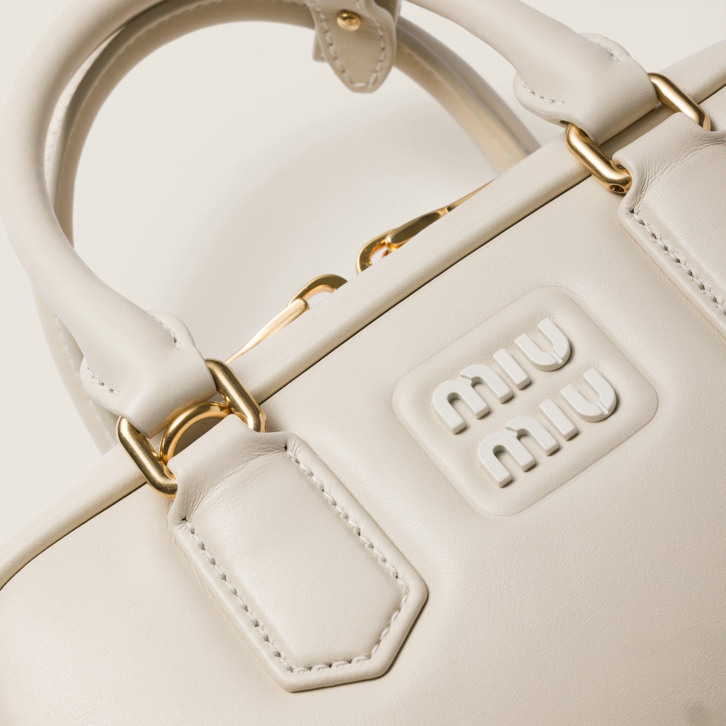 Arcadie leather bag Chalk White (Regular)
