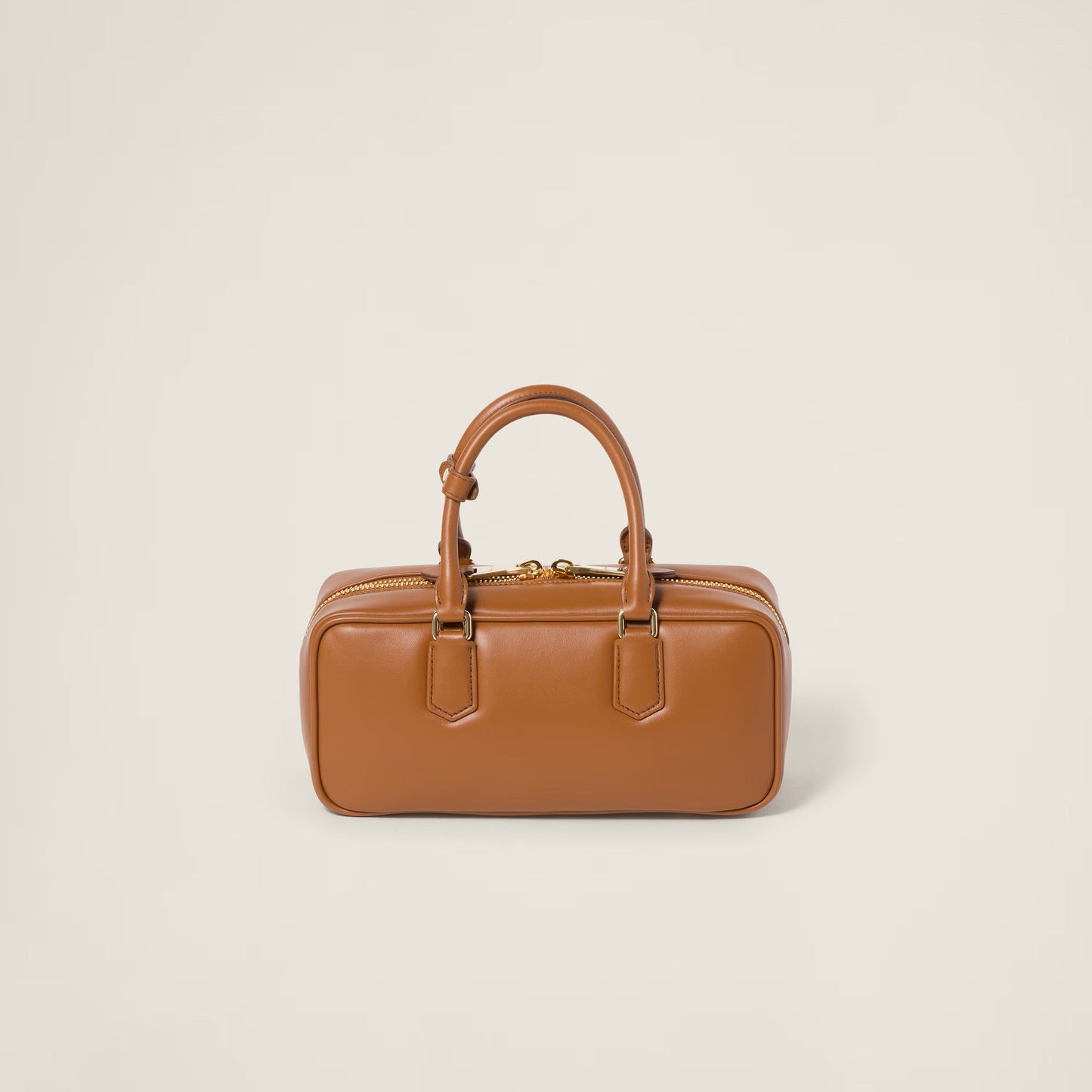 Arcadie leather bag ( Large) Cognac Color