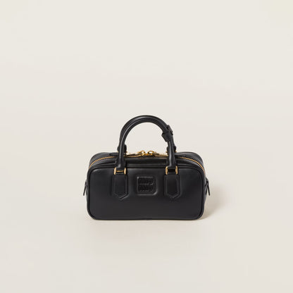 Arcadie leather bag ( REGULAR) Black