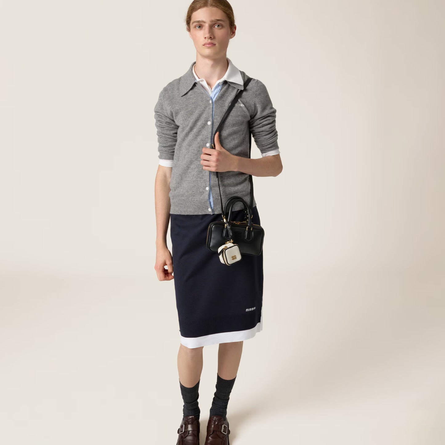 Arcadie leather mini-bag ( MINI ) Black