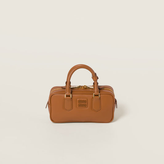 Arcadie leather bag ( REGULAR) Cognac Color
