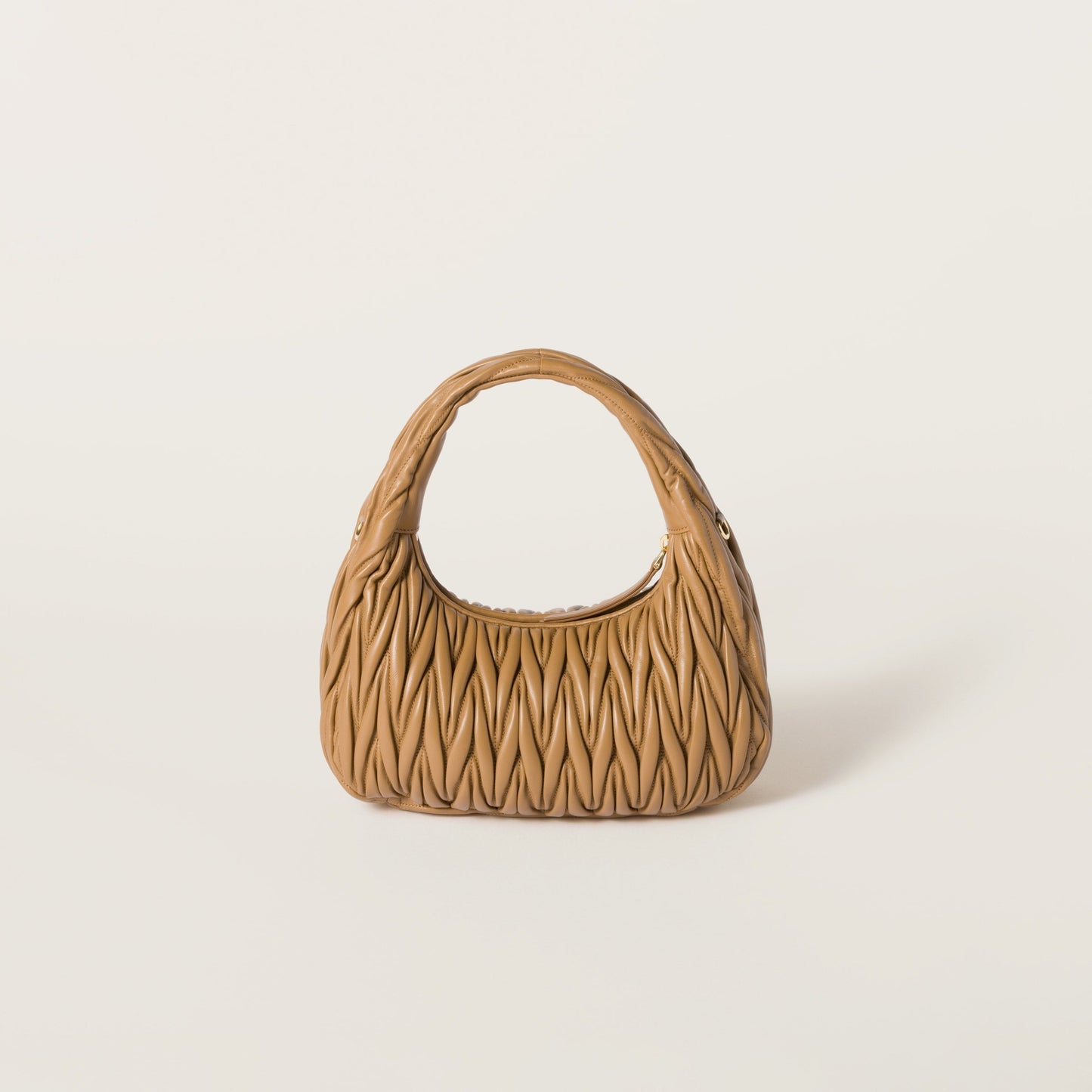 Wander nap leather hobo Caramel -  حقيبة كراميل Wander جلد