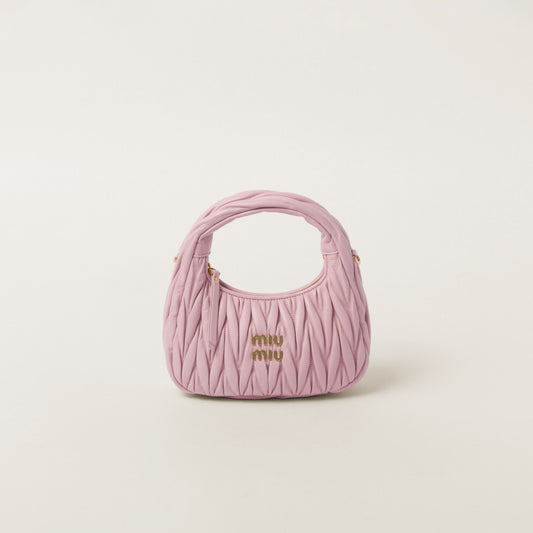 Wander nap leather hobo Alabaster Pink -  حقيبة وردي مرمري Wander جلد