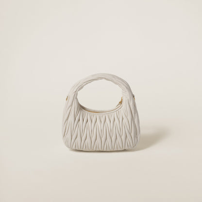 Wander nap leather hobo bag White -  حقيبة هوبو أبيض Wander جلد