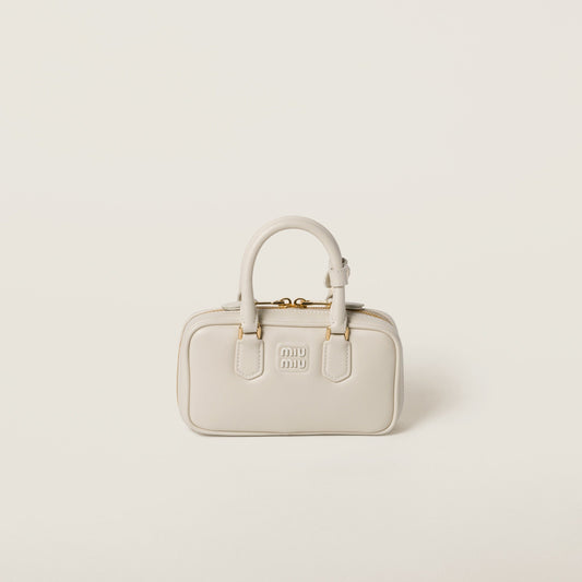 Arcadie leather bag Chalk White (Mini)