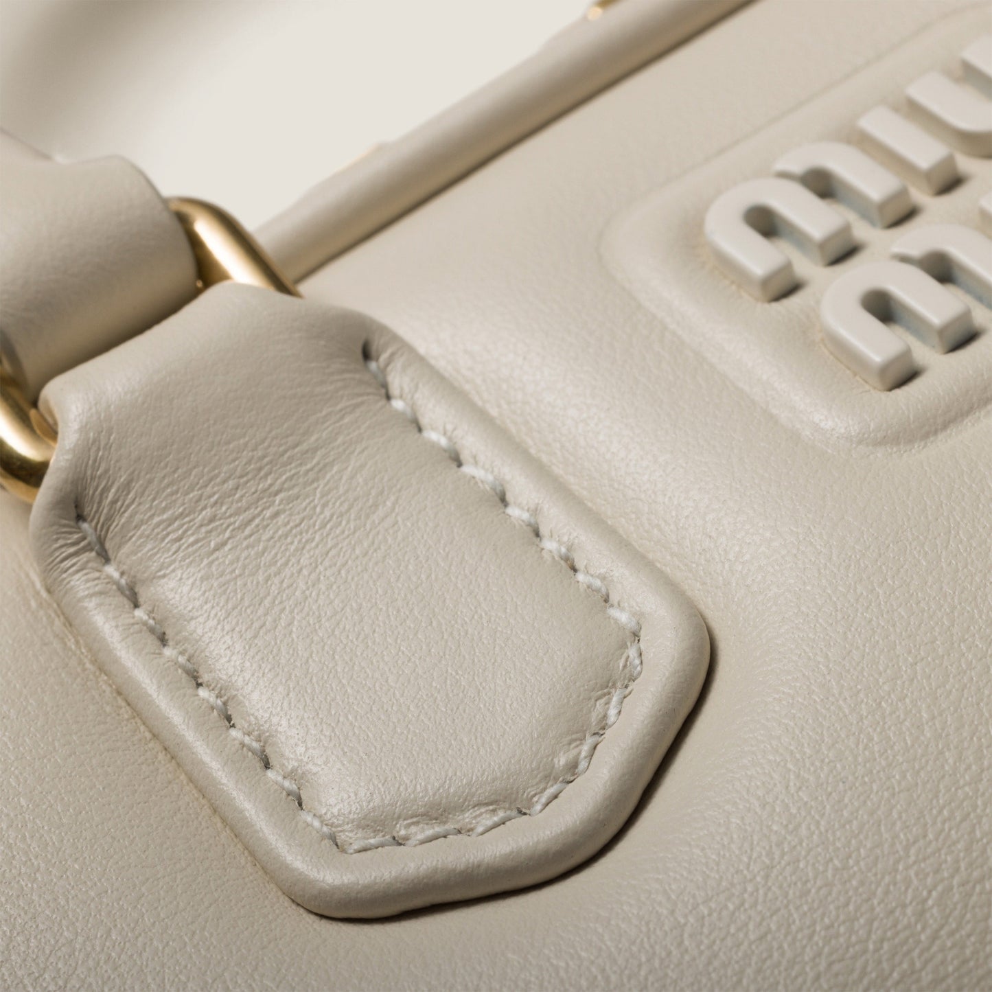 Arcadie leather bag Chalk White (Mini)