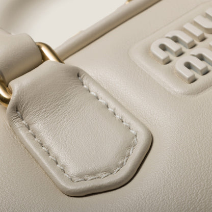 Arcadie leather bag Chalk White (Mini)