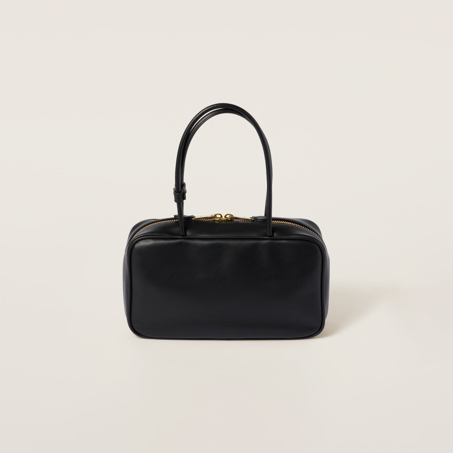 Beau leather top-handle bag Black (Medium)