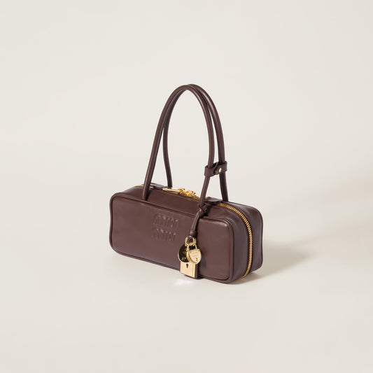 Leather Beau bag Briarwood (Small)