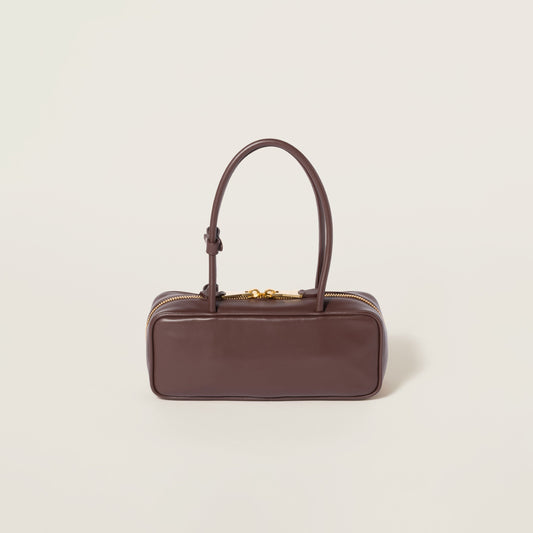 Leather Beau bag Briarwood (Small)