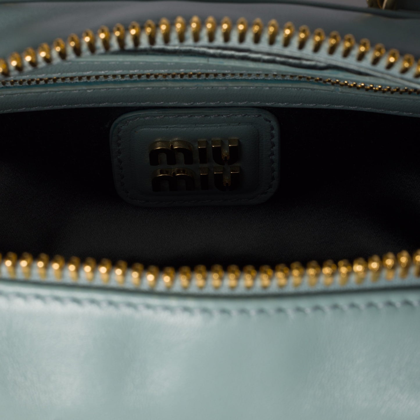 Arcadie leather bag matelassé Powder Blue - حقيبة Arcadie جلد لون لبني ماتلاسي
