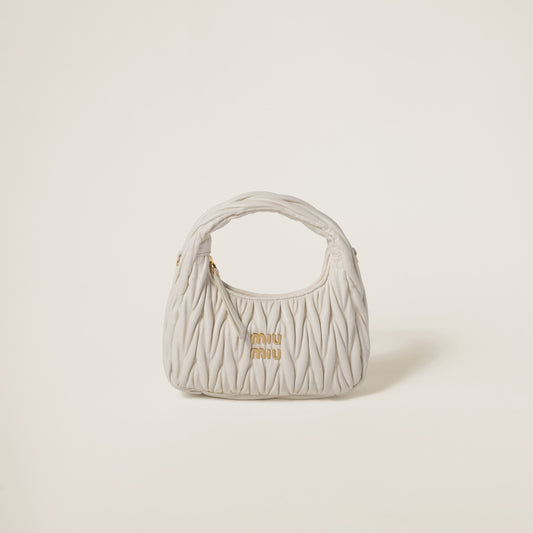 Wander nap leather hobo bag White -  حقيبة هوبو أبيض Wander جلد