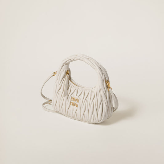 Wander nap leather hobo bag White -  حقيبة هوبو أبيض Wander جلد